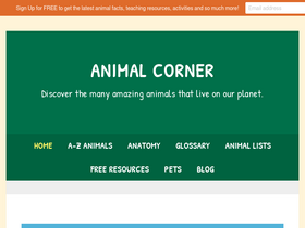 'animalcorner.org' screenshot