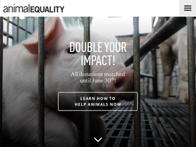 'animalequality.org' screenshot