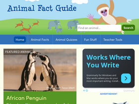 'animalfactguide.com' screenshot