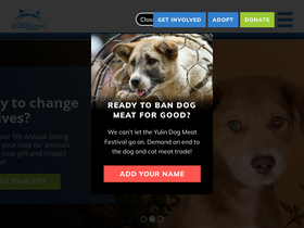 'animalleague.org' screenshot