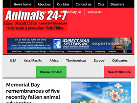'animals24-7.org' screenshot