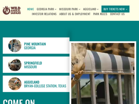 'animalsafari.com' screenshot
