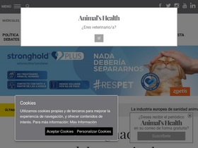 'animalshealth.es' screenshot