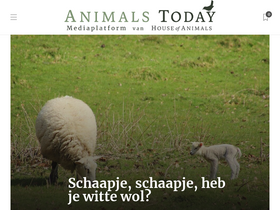 'animalstoday.nl' screenshot