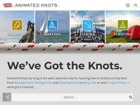 'animatedknots.com' screenshot
