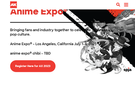 'anime-expo.org' screenshot