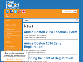 'animeboston.com' screenshot