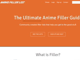'animefillerlist.com' screenshot