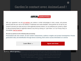 'animeland.fr' screenshot