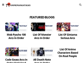 'animemangatalks.com' screenshot