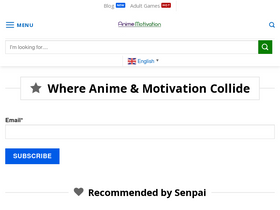 'animemotivation.com' screenshot