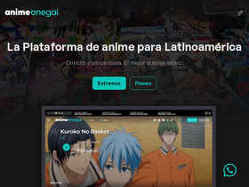 'animeonegai.com' screenshot