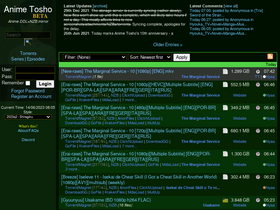 'animetosho.org' screenshot