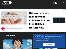 'anmtv.com.br' screenshot
