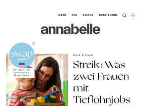 'annabelle.ch' screenshot