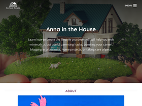 'annainthehouse.com' screenshot