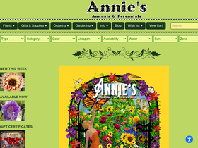 'anniesannuals.com' screenshot