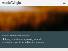 'anniewright.com' screenshot