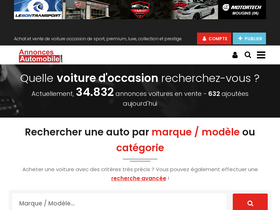 'annonces-automobile.com' screenshot