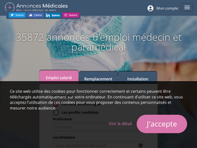 'annonces-medicales.com' screenshot