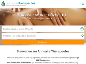 'annuaire-therapeutes.com' screenshot