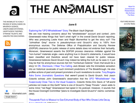 'anomalist.com' screenshot