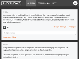 'anonimowe.pl' screenshot