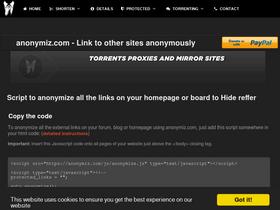 'anonymiz.com' screenshot