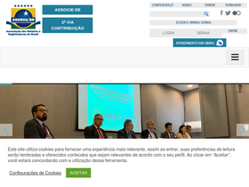 'anoreg.org.br' screenshot