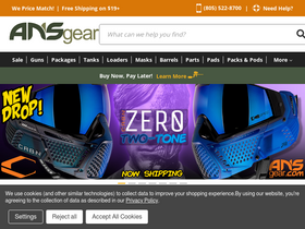 'ansgear.com' screenshot