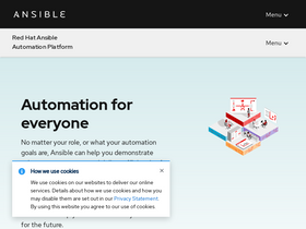 'ansible.com' screenshot