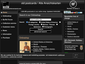 'ansichtskartenversand.com' screenshot