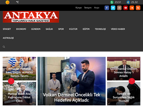'antakyagazetesi.com' screenshot