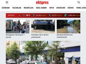 'antalyaekspres.com.tr' screenshot