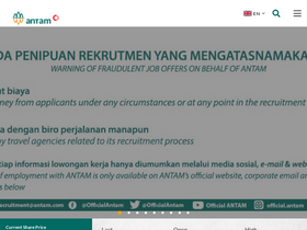 'antam.com' screenshot