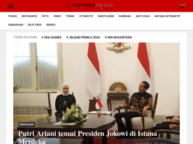 'antaranews.com' screenshot