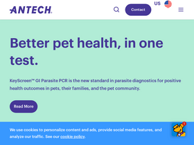 'antechdiagnostics.com' screenshot