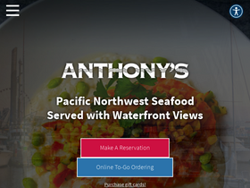'anthonys.com' screenshot