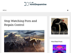 'antidopamine.com' screenshot