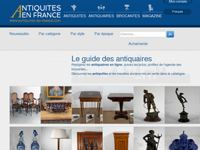 'antiquites-en-france.com' screenshot
