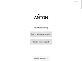 'anton.app' screenshot