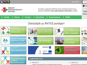 'antsz.hu' screenshot