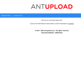'antupload.com' screenshot