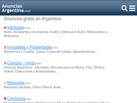 'anuncios-argentina.com' screenshot