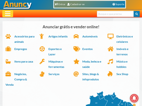 'anuncy.com' screenshot