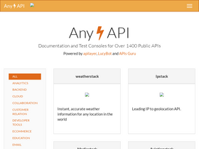 'any-api.com' screenshot