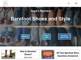 'anyasreviews.com' screenshot