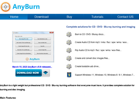'anyburn.com' screenshot