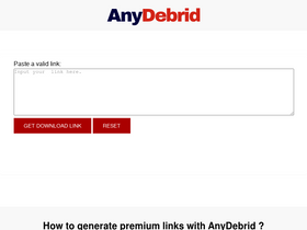 'anydebrid.com' screenshot