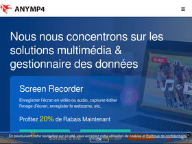'anymp4.fr' screenshot